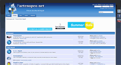Desktop Screenshot of partenopeo.net