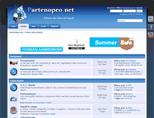Tablet Screenshot of partenopeo.net